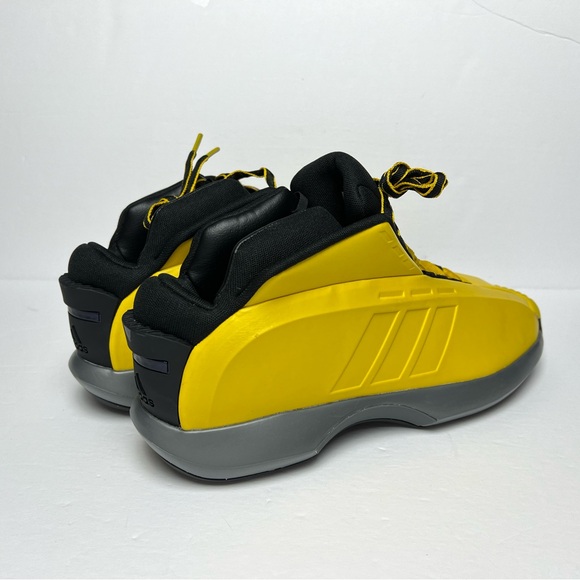 ADIDAS CRAZY 1 SNEAKERS BASKETBALL SHOES SIZE 11.5 GY3808 YELLOW METALLIC BLACK - Picture 7 of 10